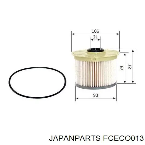 Топливный фильтр FCECO013 Japan Parts