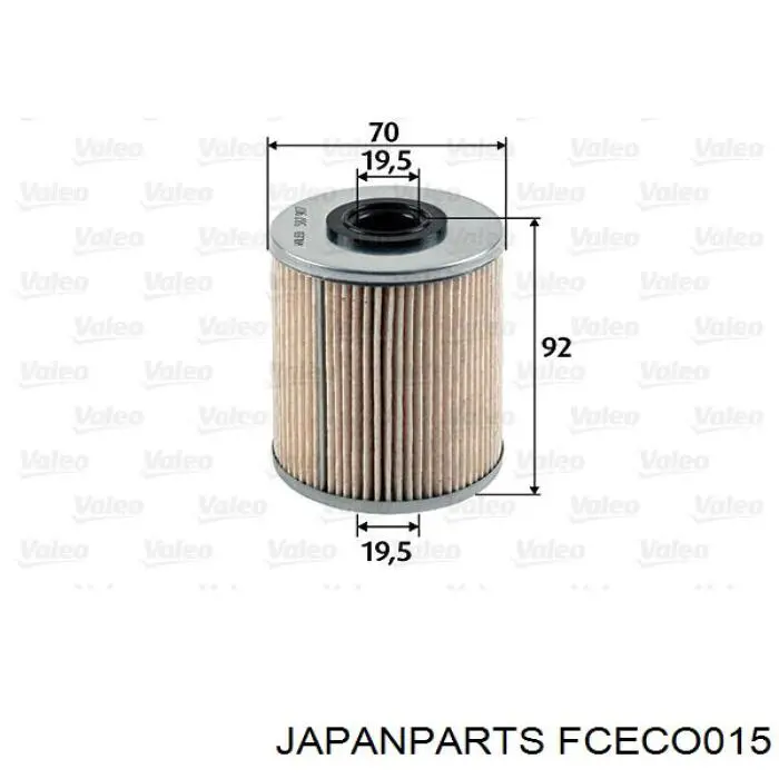 Фильтр тонкой очистки топлива Japan Parts FCECO015 цена, от 4.31 USD