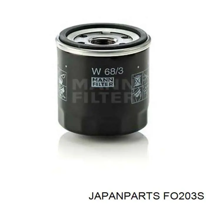 Купить FO203S Japan Parts Фильтр центробежный очистки масла