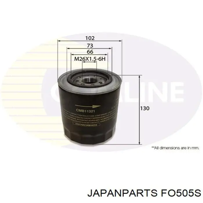 Фильтр масла Japan Parts FO505S