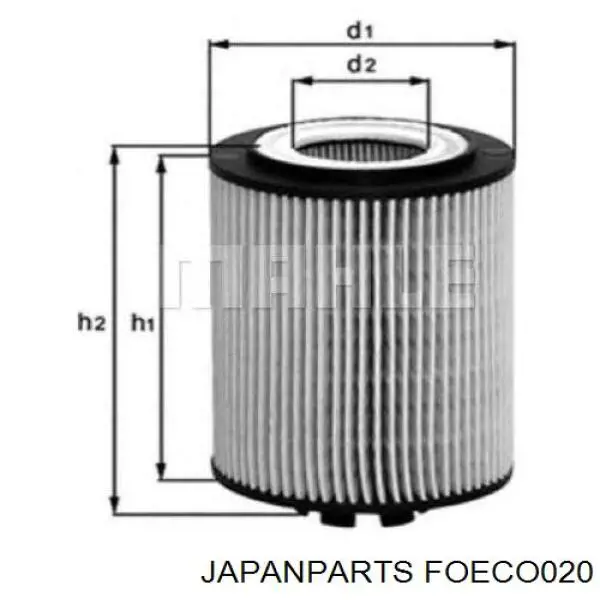 Купить FOECO020 Japan Parts Фильтр центробежный очистки масла