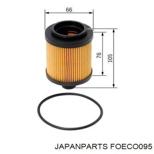 Фільтр масляний FOECO095 Japan Parts