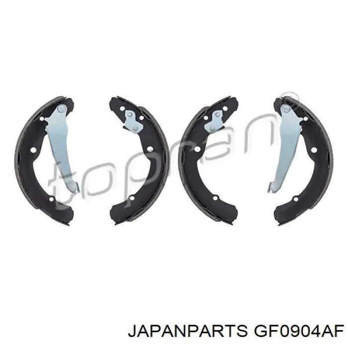 GF0904AF Japan Parts sapatas do freio traseiras de tambor