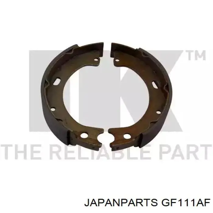GF111AF Japan Parts колодки ручника (стояночного тормоза)