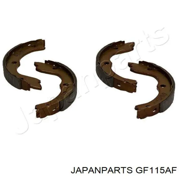 Колодки ручника (стояночного тормоза) Japan Parts GF115AF