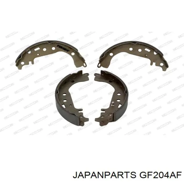 Тормоза рабочие задние ножные и тормозные барабаны Japan Parts GF204AF цена, от 15.80 USD