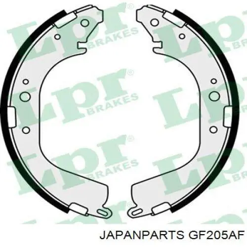 Задние барабанные колодки GF205AF Japan Parts