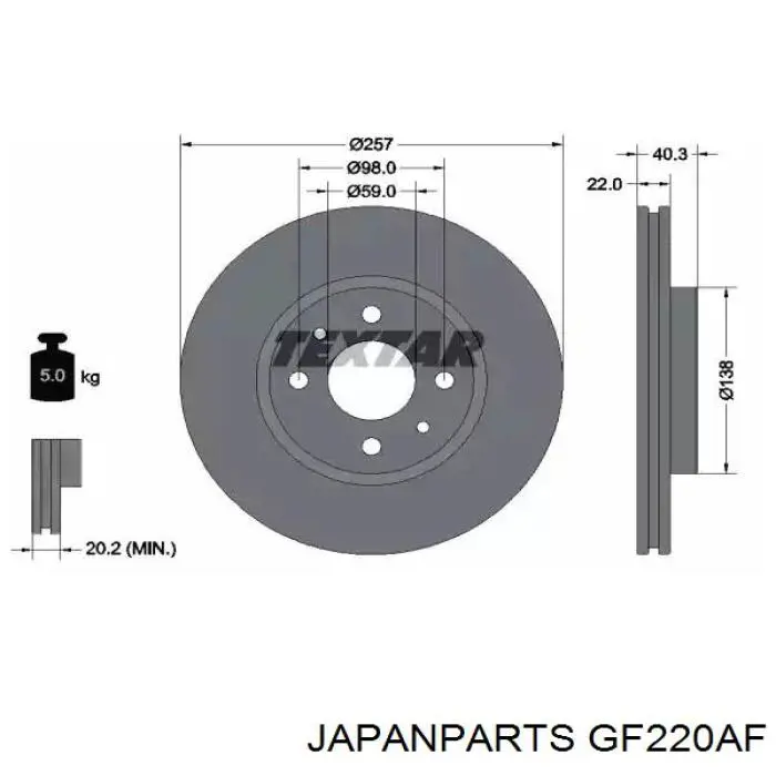 Тормоза рабочие задние ножные и тормозные барабаны Japan Parts GF220AF цена, от 19.24 USD