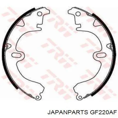 Задние барабанные колодки GF220AF Japan Parts