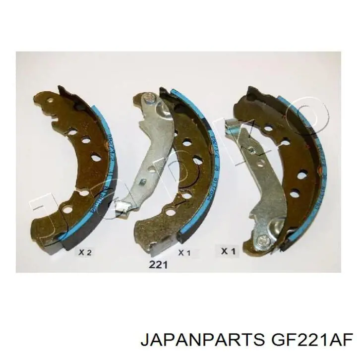 Задние барабанные колодки GF221AF Japan Parts