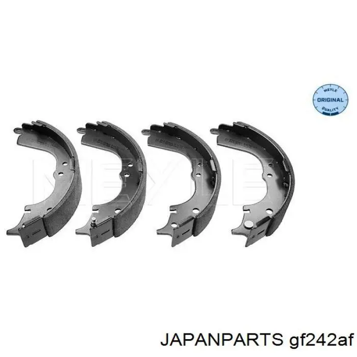 Колодки тормозные задние барабанные Japan Parts GF242AF
