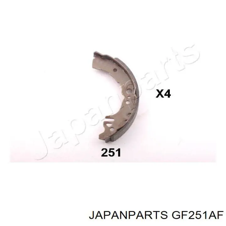 Задние барабанные колодки GF251AF Japan Parts