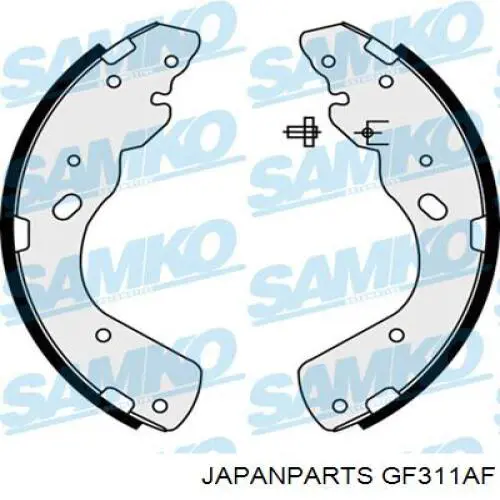 Тормоза рабочие задние ножные и тормозные барабаны Japan Parts GF311AF цена, от 38.65 USD