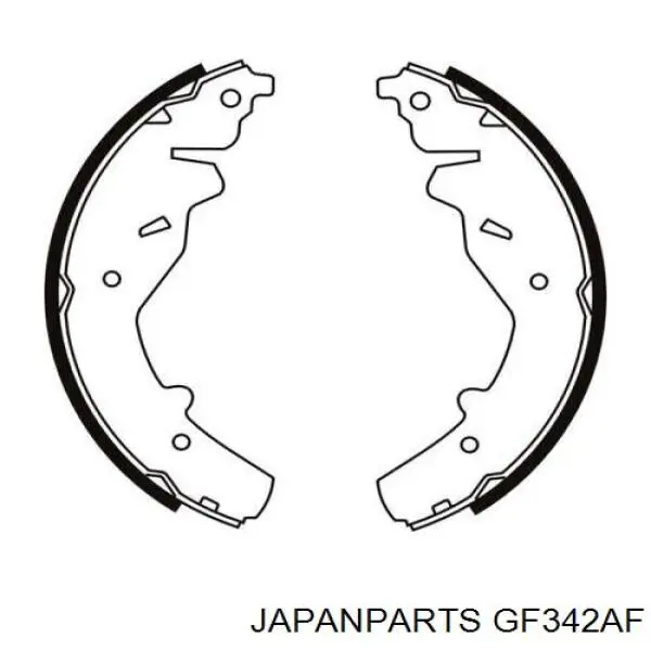 Барабанные колодки Japan Parts GF342AF