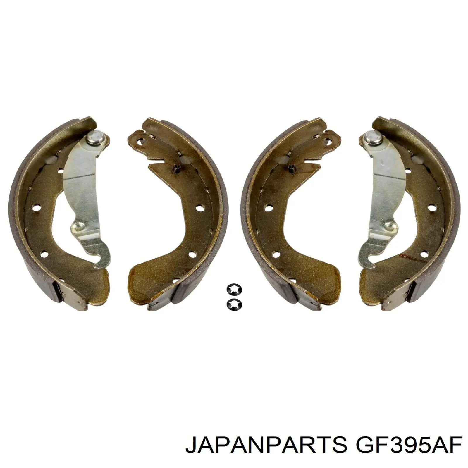 GF395AF Japan Parts колодки тормозные задние барабанные