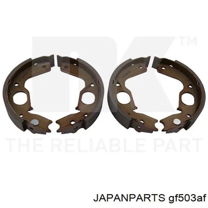 Колодки ручника (стояночного тормоза) Japan Parts GF503AF