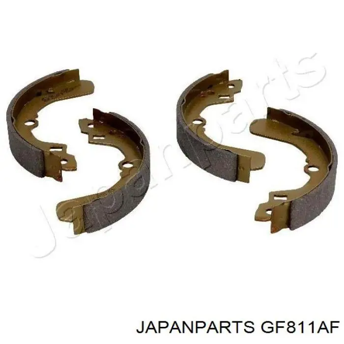 GF811AF Japan Parts колодки тормозные задние барабанные