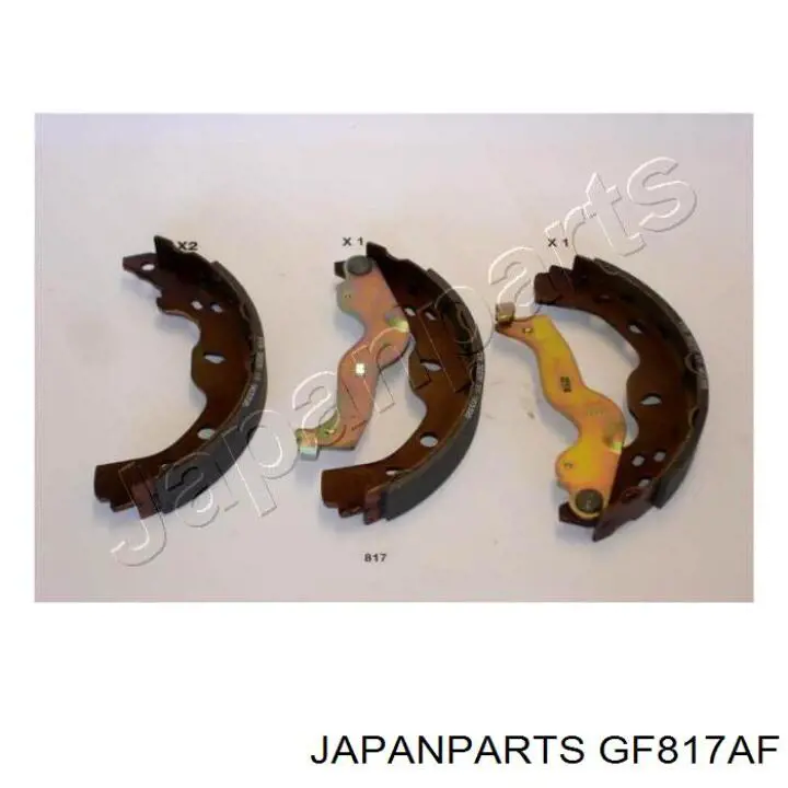 GF817AF Japan Parts колодки тормозные задние барабанные