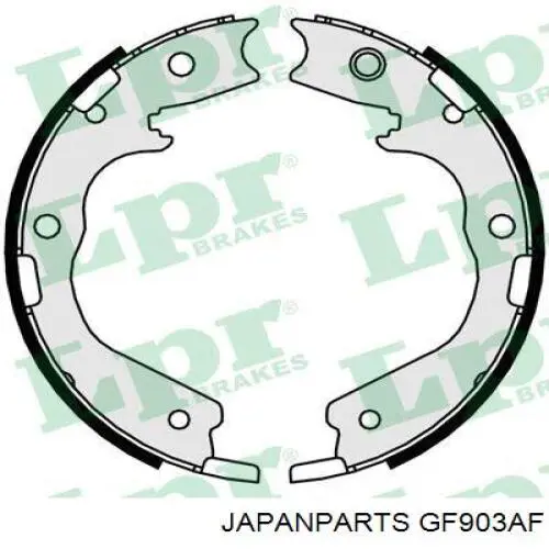 Задние барабанные колодки GF903AF Japan Parts