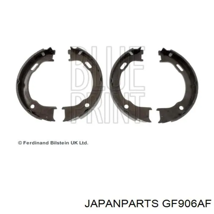 GF-906AF Japan Parts колодки ручника (стояночного тормоза)