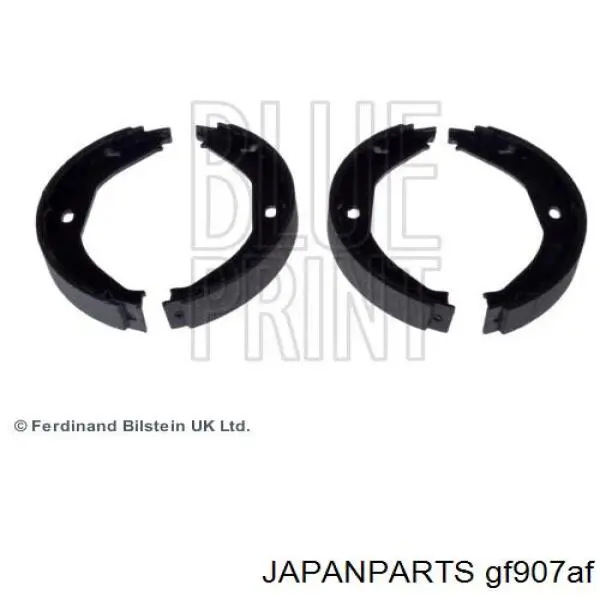 Колодки ручника (стояночного тормоза) Japan Parts GF907AF