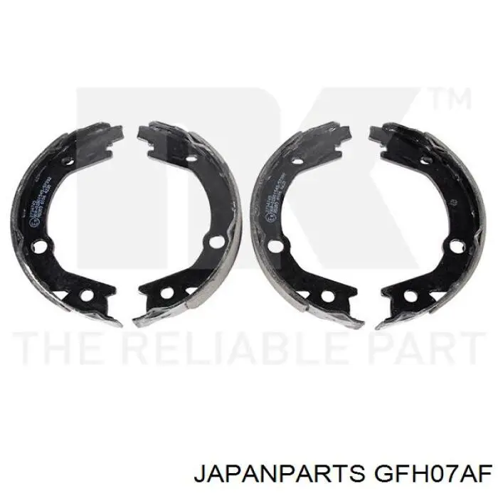 Задние барабанные колодки GFH07AF Japan Parts