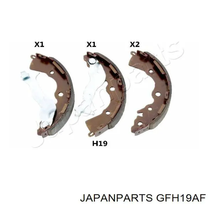 Задние барабанные колодки GFH19AF Japan Parts