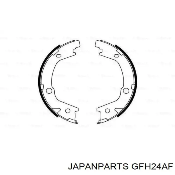Колодки стояночного тормоза Japan Parts GFH24AF