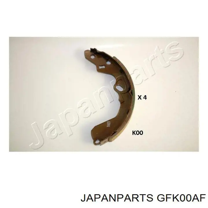 GFK00AF Japan Parts колодки тормозные задние барабанные