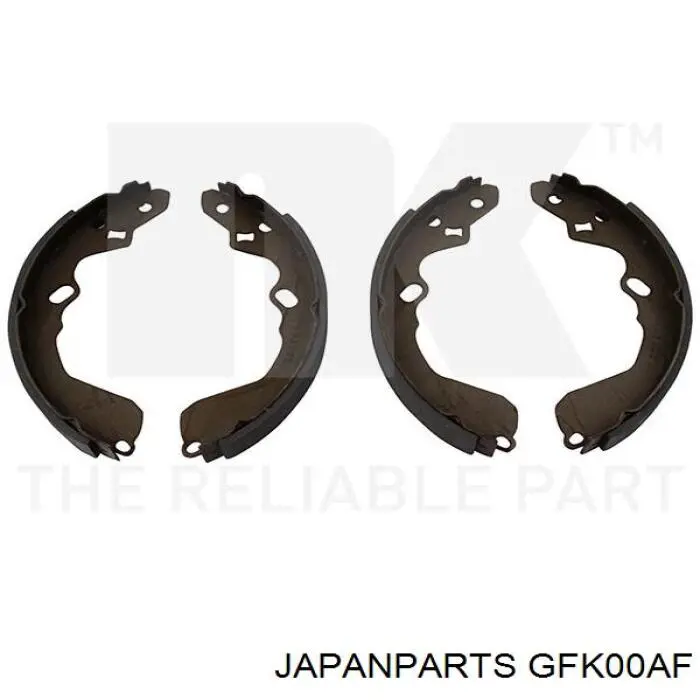 Zapatas de frenos de tambor traseras GFK00AF Japan Parts