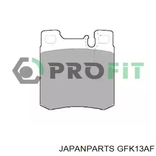 Купить GFK13AF Japan Parts Задние барабанные тормозные колодки