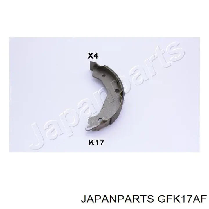 Колодки ручника (стояночного тормоза) Japan Parts GFK17AF