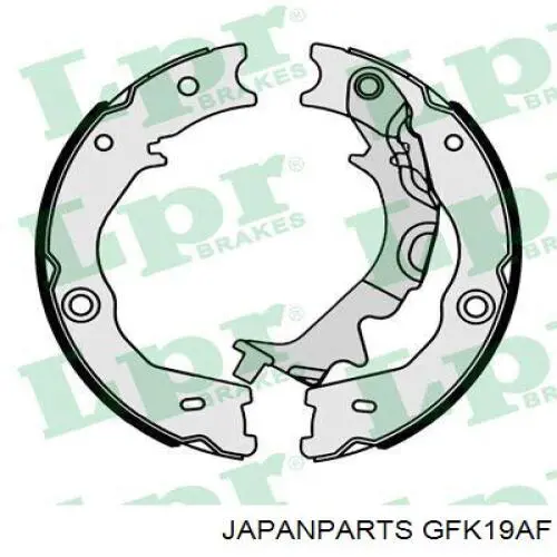 Купить GFK19AF Japan Parts Колодки ручника/стояночного тормоза