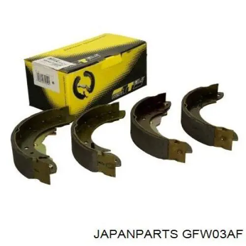 Тормоза рабочие задние ножные и тормозные барабаны Japan Parts GFW03AF цена, от 20.71 USD
