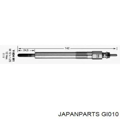 Полуось передняя GI010 Japan Parts