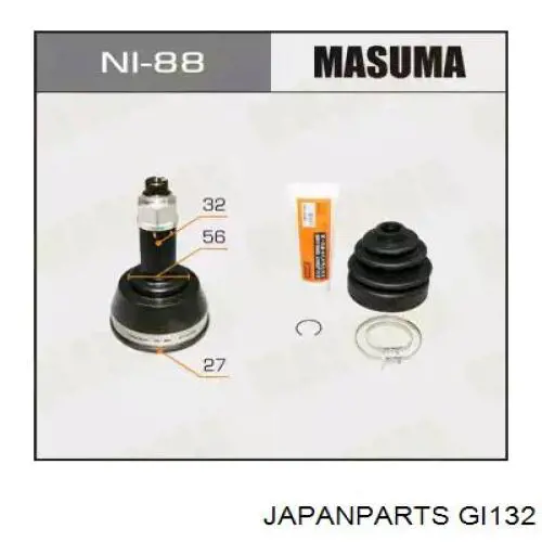 ШРУС наружный Japan Parts GI132