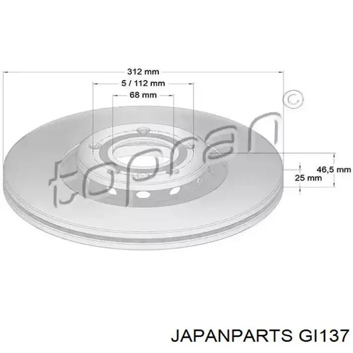 ШРУС наружный передний GI137 Japan Parts