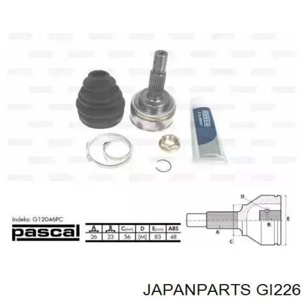 ШРУС наружный передний GI226 Japan Parts