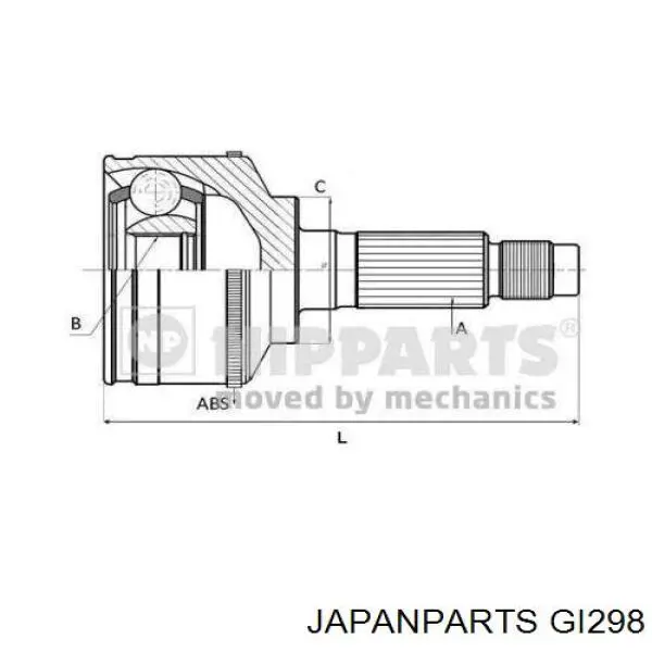 ШРУС наружный передний Japan Parts GI298