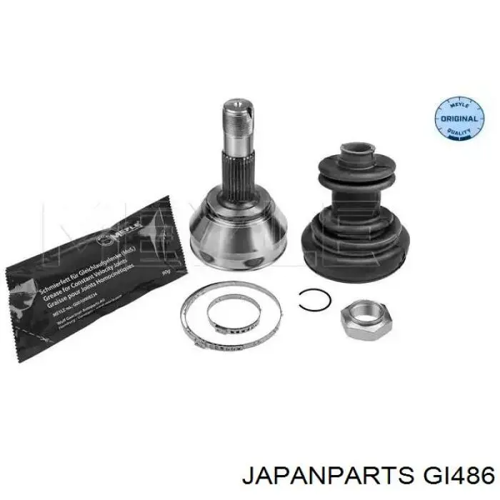 Полуось (привод) передняя правая Japan Parts GI486