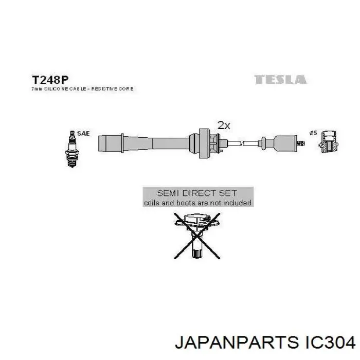 Провода зажигания Japan Parts IC304 цена, от 25.06 USD