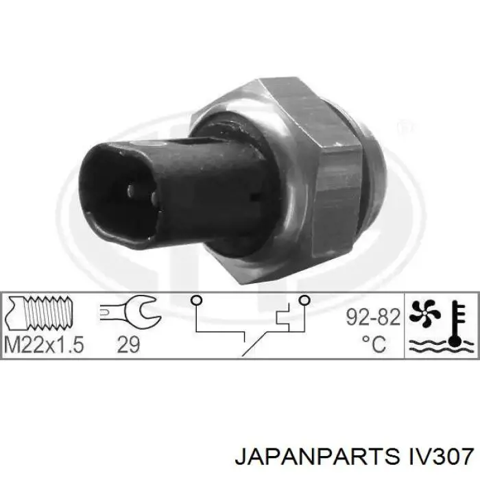 Купить IV307 Japan Parts Датчик включения вентилятора радиатора 