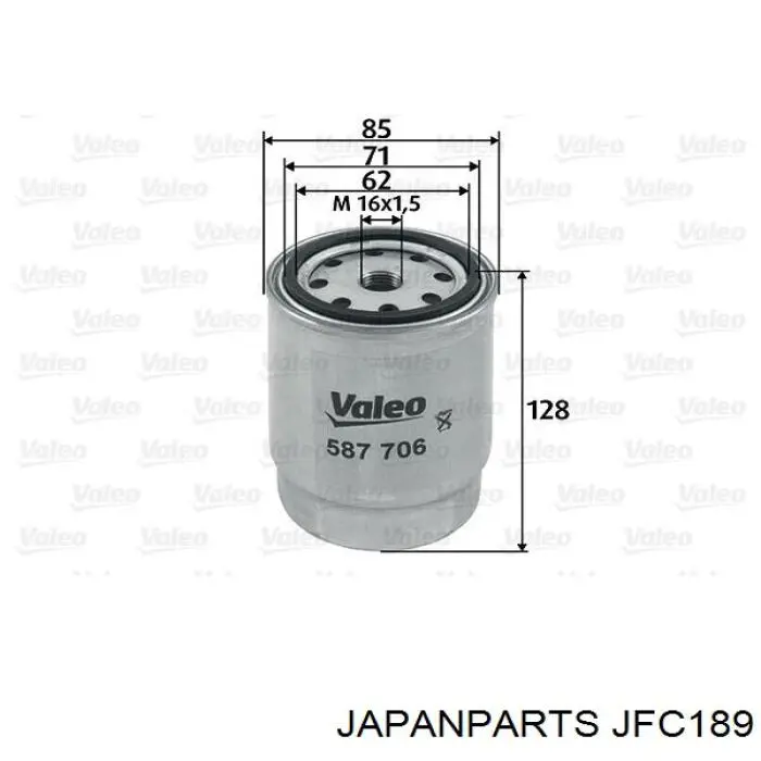 Топливный фильтр JFC189 Japan Parts