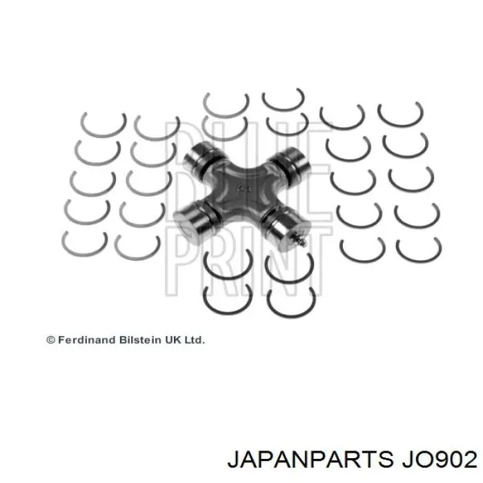 Крестовина карданного вала переднего JAPANPARTS JO902