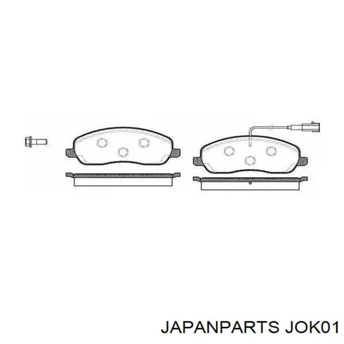 Купить JOK01 Japan Parts Крестовина карданного вала заднего
