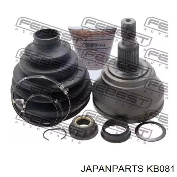 Пыльник шарнира угловых скоростей внутренний передний Japan Parts KB081 цена, от 8.13 USD