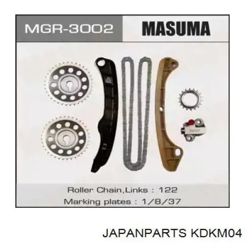 Цепь ГРМ Japan Parts KDKM04
