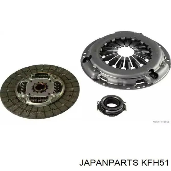 Купить KFH51 Japan Parts Комплект сцепления (диск, корзина, подшипник)