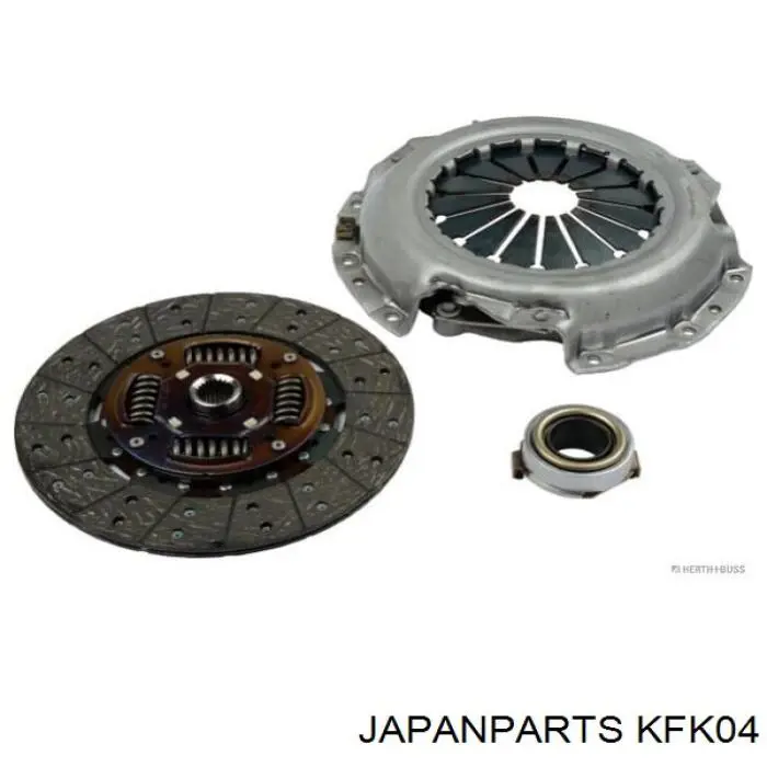 Комплект сцепления JAPANPARTS KFK04