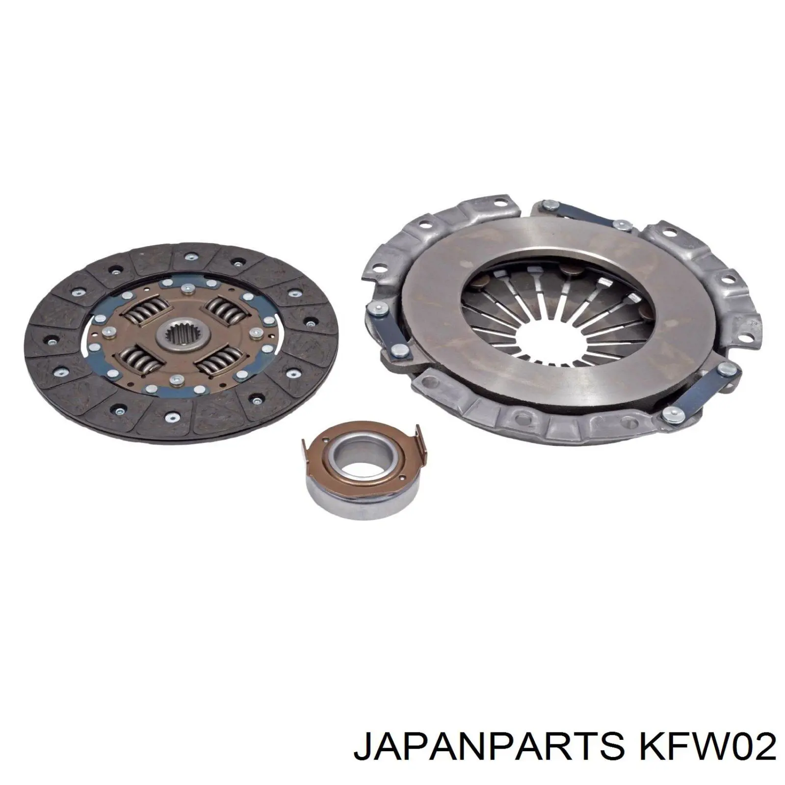 Купить KFW02 Japan Parts Комплект сцепления (диск, корзина, подшипник)